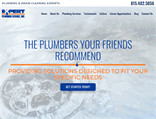 Tablet Screenshot of expertplumbers.com